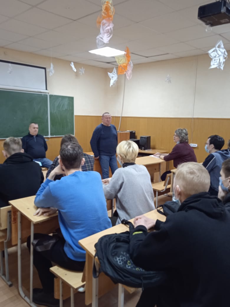 Встреча студентов с представителями Табашинского нефтеперерабатывающего завода.